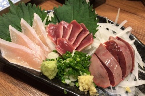 ニュー鳥波多の刺身