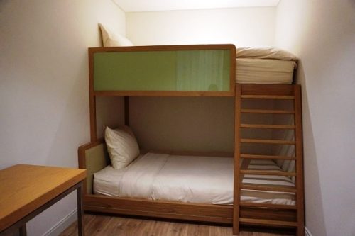 2段ベッドの部屋
