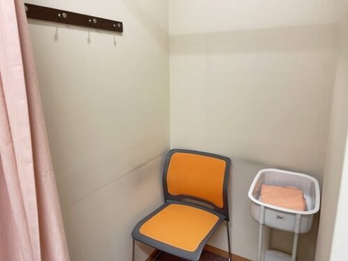 新神戸ドック検診クリニックの着替えスペース