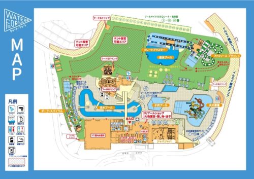 ネスタリゾート神戸プールのマップ